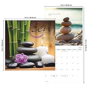Amazon.com: 2025 Zen Wall Calendar: 9781438898964: Trends